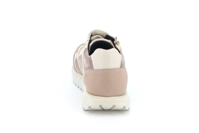 Sportliche sneaker mit Reißverschluss | SATH SC4145 - TAUPE | Grünland