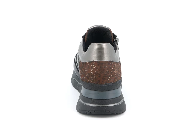 Sneaker in pelle | SHAF SC4148 - NERO | Grünland