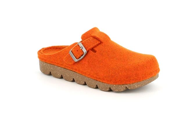 Recycled felt clog | POFF CI1863 - orange