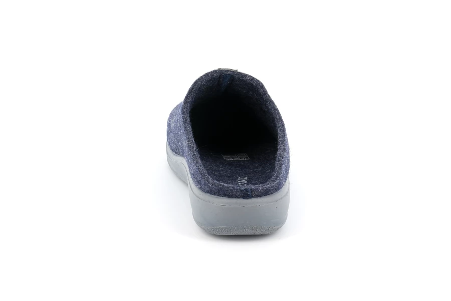 Ciabatta in feltro di lana | RAMA CI3151 - BLU | Grünland