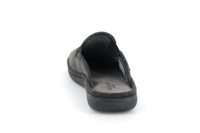 Men's slipper in fabric | ENEA CI2615 - Grey | Grünland