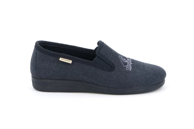 Relax Slipper für Herren | EZIO PA0176 - Blau | Grünland