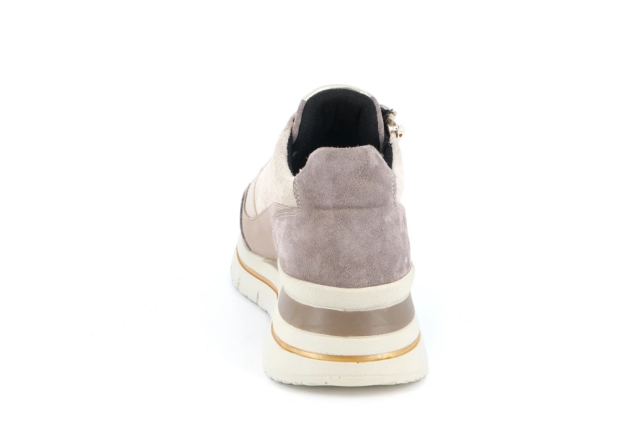 Sneaker patchwork | SHAF SC4146 - TAUPE-MULTI | Grünland