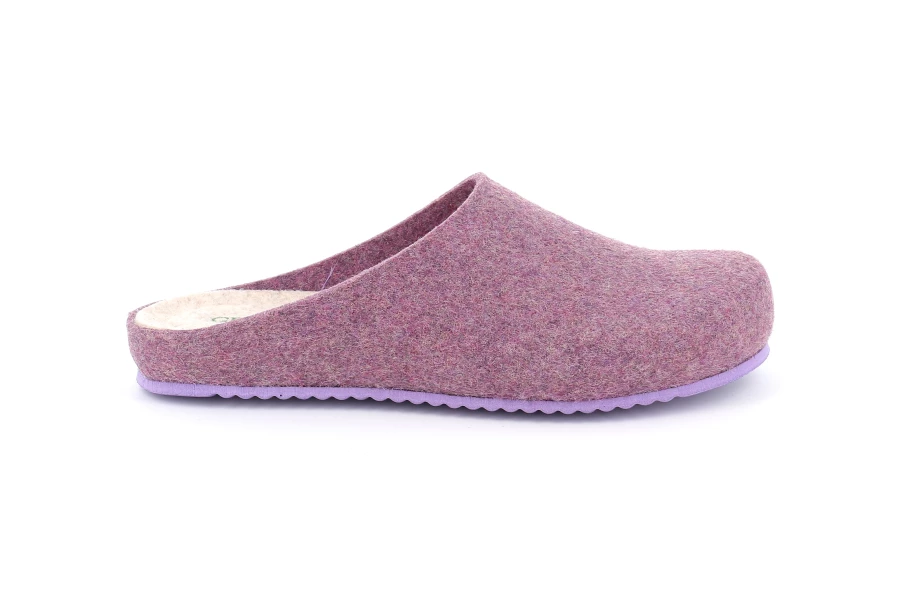 Ciabatta bicolor in feltro riciclato | EURO CB2207 - ERICA-PANNA | Grünland