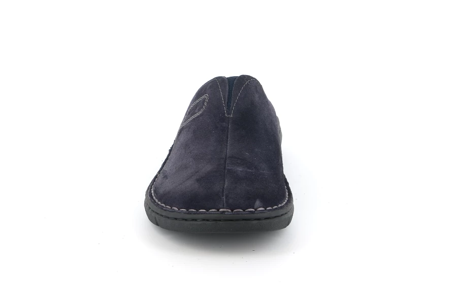 Ciabatta uomo in camoscio | EBRO CI2515 - BLU | Grünland