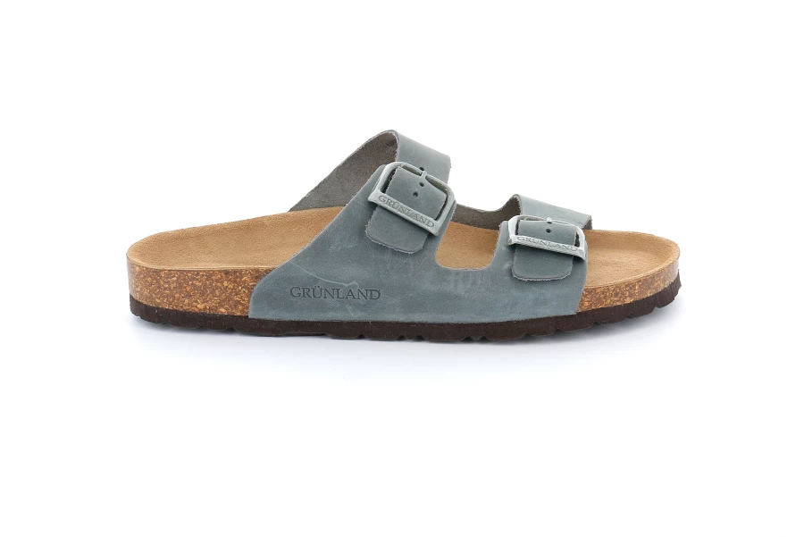 Ciabatta doppia fascia | SARA CB3030 - JEANS | Grünland