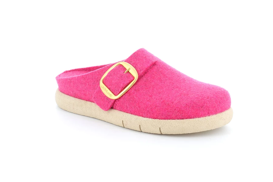 Ciabatta in lana rigenerata | HOLL CI1872 - FUXIA | Grünland