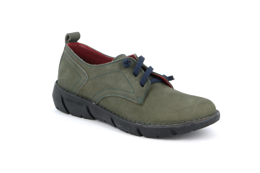 Sneaker con lacci elastici | KART SC2883 - OLIVA | Grünland